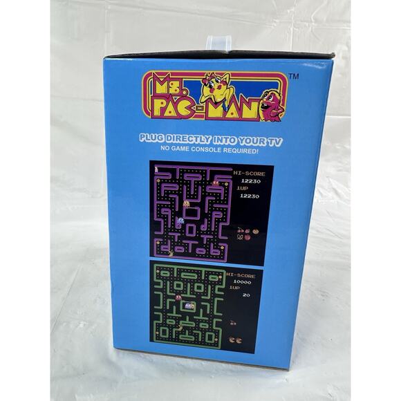 Ms. Pac-Man Gaming System Bandai Namco Plug Directly Into TV Open Box - Picture 5 of 7